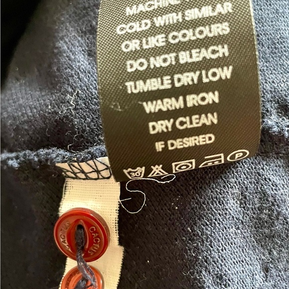 Cactus: Short Sleeved Navy Polo Shirt : Small - Picture 5 of 5